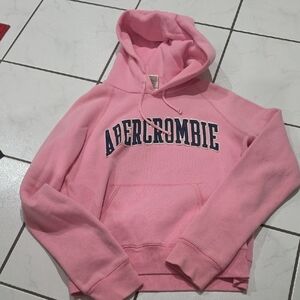 Abercrombie & Fitch Pink Hoodie Sweater